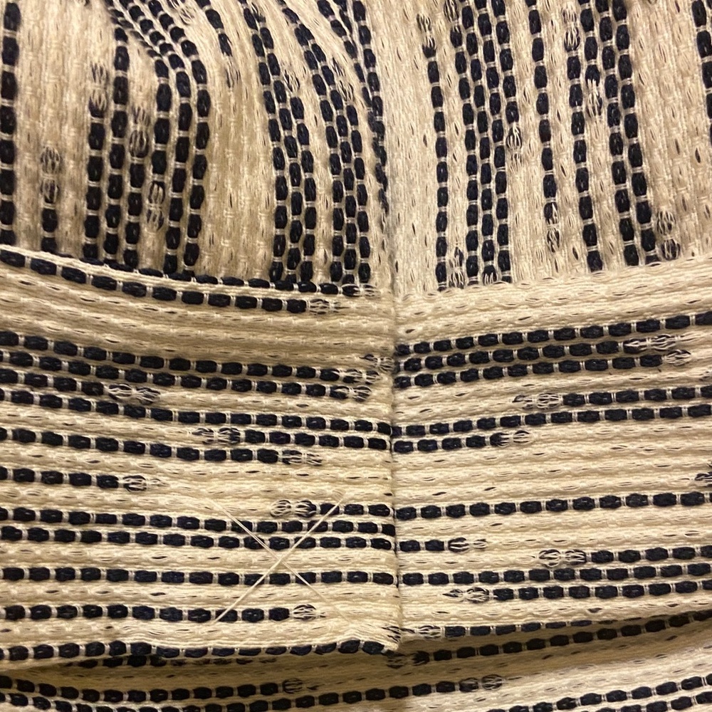 J Crew Tweed Blue and White Sleeveless Midi Dress Size 6 - Picture 6 of 6
